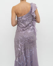 Load image into Gallery viewer, Vintage x Pure Silk Purple Beaded Dress (M)