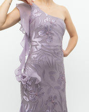 Load image into Gallery viewer, Vintage x Pure Silk Purple Beaded Dress (M)