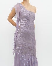 Load image into Gallery viewer, Vintage x Pure Silk Purple Beaded Dress (M)