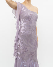 Load image into Gallery viewer, Vintage x Pure Silk Purple Beaded Dress (M)