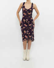 Load image into Gallery viewer, Vintage x Purple Floral Dress (XS, S)