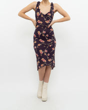 Load image into Gallery viewer, Vintage x Purple Floral Dress (XS, S)