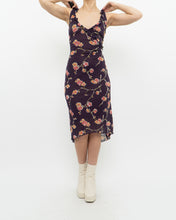 Load image into Gallery viewer, Vintage x Purple Floral Dress (XS, S)