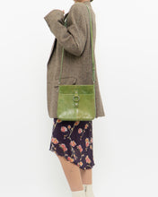 Load image into Gallery viewer, Vintage x Green Leather Cross-body Purse