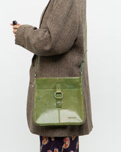 Load image into Gallery viewer, Vintage x Green Leather Cross-body Purse