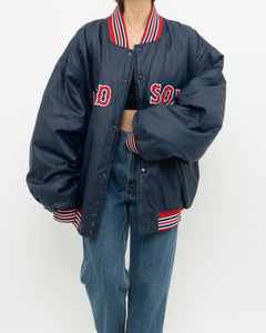 Vintage x Made in Korea x RED SOX, Majestic Quilted Jacket (L, XL)