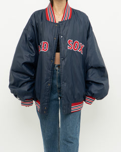 Vintage x Made in Korea x RED SOX, Majestic Quilted Jacket (L, XL)