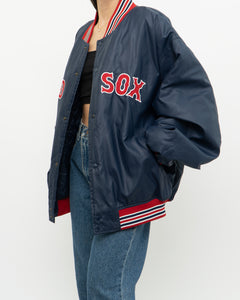 Vintage x Made in Korea x RED SOX, Majestic Quilted Jacket (L, XL)