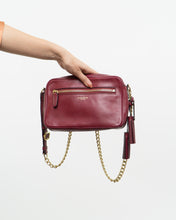 Load image into Gallery viewer, COACH x Legacy Flight Rich Red Leather Chain Purse