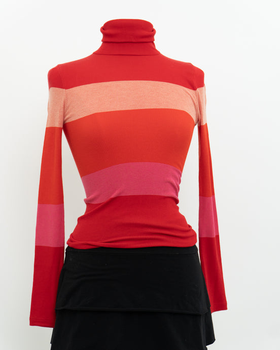 Modern x Red Striped Cozy Turtleneck (XS-M)