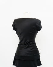 Load image into Gallery viewer, ESSENTIEL ANTWERP x Black Silk Embroidered Top (M)