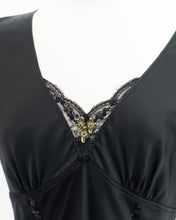 Load image into Gallery viewer, ESSENTIEL ANTWERP x Black Silk Embroidered Top (M)