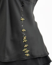 Load image into Gallery viewer, ESSENTIEL ANTWERP x Black Silk Embroidered Top (M)