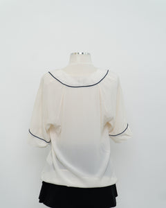 EQUIPMENT x Cream Pure Silk Deadstock Blouse (XS-L)