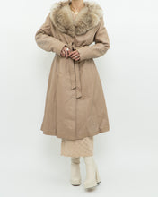 Load image into Gallery viewer, Vintage x Beige Penny Lane Leather, Fur Coat (XS-M)