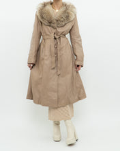 Load image into Gallery viewer, Vintage x Beige Penny Lane Leather, Fur Coat (XS-M)