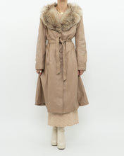 Load image into Gallery viewer, Vintage x Beige Penny Lane Leather, Fur Coat (XS-M)