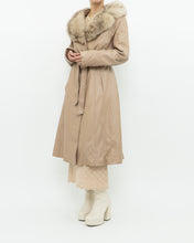 Load image into Gallery viewer, Vintage x Beige Penny Lane Leather, Fur Coat (XS-M)