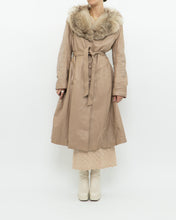 Load image into Gallery viewer, Vintage x Beige Penny Lane Leather, Fur Coat (XS-M)