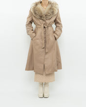 Load image into Gallery viewer, Vintage x Beige Penny Lane Leather, Fur Coat (XS-M)