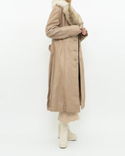 Load image into Gallery viewer, Vintage x Beige Penny Lane Leather, Fur Coat (XS-M)