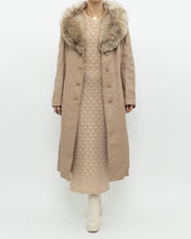 Load image into Gallery viewer, Vintage x Beige Penny Lane Leather, Fur Coat (XS-M)