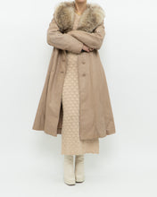 Load image into Gallery viewer, Vintage x Beige Penny Lane Leather, Fur Coat (XS-M)