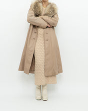 Load image into Gallery viewer, Vintage x Beige Penny Lane Leather, Fur Coat (XS-M)