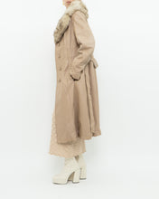 Load image into Gallery viewer, Vintage x Beige Penny Lane Leather, Fur Coat (XS-M)