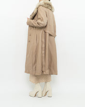 Load image into Gallery viewer, Vintage x Beige Penny Lane Leather, Fur Coat (XS-M)