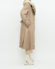 Load image into Gallery viewer, Vintage x Beige Penny Lane Leather, Fur Coat (XS-M)