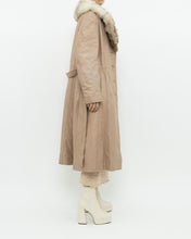 Load image into Gallery viewer, Vintage x Beige Penny Lane Leather, Fur Coat (XS-M)