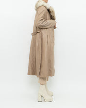 Load image into Gallery viewer, Vintage x Beige Penny Lane Leather, Fur Coat (XS-M)