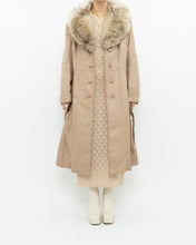 Load image into Gallery viewer, Vintage x Beige Penny Lane Leather, Fur Coat (XS-M)