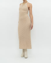 Load image into Gallery viewer, ALICE &amp; OLIVIA x Deadstock Beige Knit Floor Length Dress (M, L)