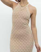 Load image into Gallery viewer, ALICE &amp; OLIVIA x Deadstock Beige Knit Floor Length Dress (M, L)