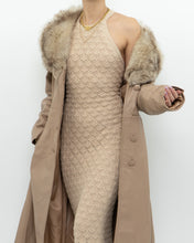 Load image into Gallery viewer, ALICE &amp; OLIVIA x Deadstock Beige Knit Floor Length Dress (M, L)