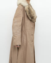 Load image into Gallery viewer, Vintage x Beige Penny Lane Leather, Fur Coat (XS-M)