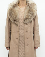 Load image into Gallery viewer, Vintage x Beige Penny Lane Leather, Fur Coat (XS-M)