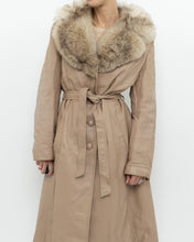 Load image into Gallery viewer, Vintage x Beige Penny Lane Leather, Fur Coat (XS-M)