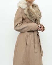 Load image into Gallery viewer, Vintage x Beige Penny Lane Leather, Fur Coat (XS-M)