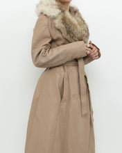 Load image into Gallery viewer, Vintage x Beige Penny Lane Leather, Fur Coat (XS-M)