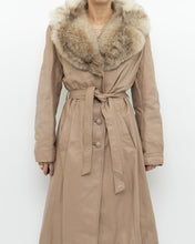 Load image into Gallery viewer, Vintage x Beige Penny Lane Leather, Fur Coat (XS-M)