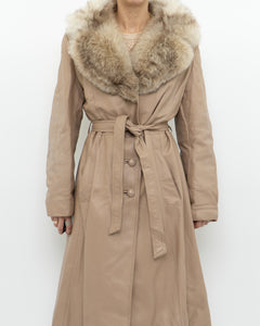 Vintage x Beige Penny Lane Leather, Fur Coat (XS-M)