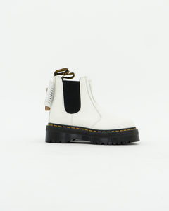 DOC MARTENS x Deadstock White Platform Boots (7.5, 8)