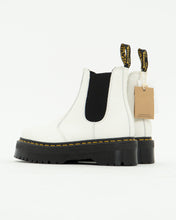 Load image into Gallery viewer, DOC MARTENS x Deadstock White Platform Boots (7.5, 8)