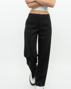 Vintage x MAX MARA Grey Wool Pleated Pants (S)