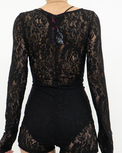 Deadstock x Modern Lace Longsleeve Romper (S, M)