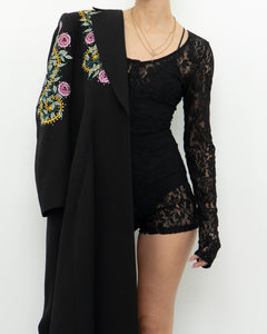 Deadstock x Modern Lace Longsleeve Romper (S, M)