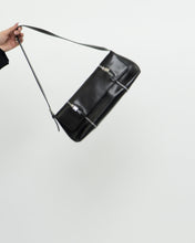 Load image into Gallery viewer, ARCADIA ITALY x Black Leather Zipper Bag